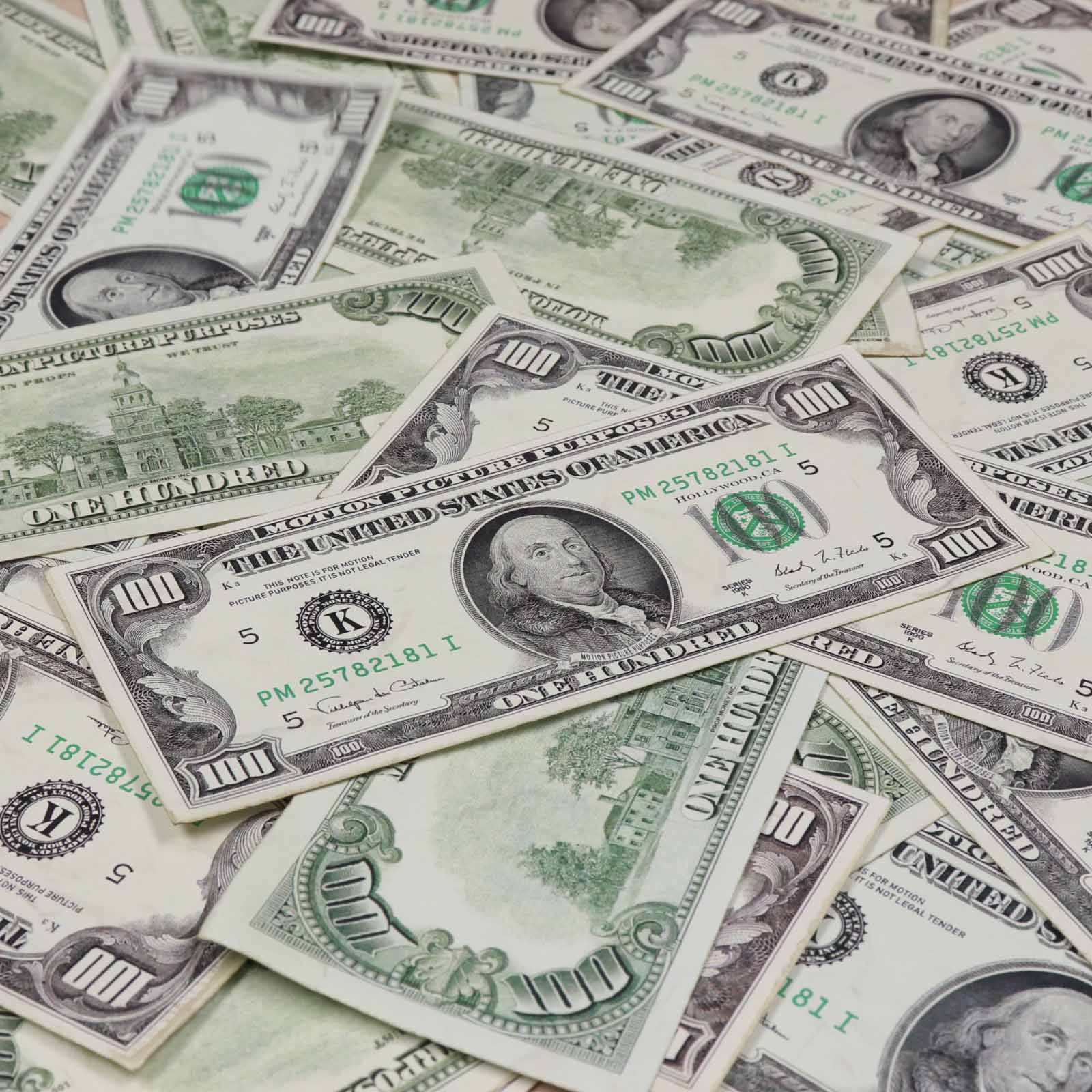 Prop Money - 1990 Series $100 ✔️RealAged™ Full Print Band - Image 2