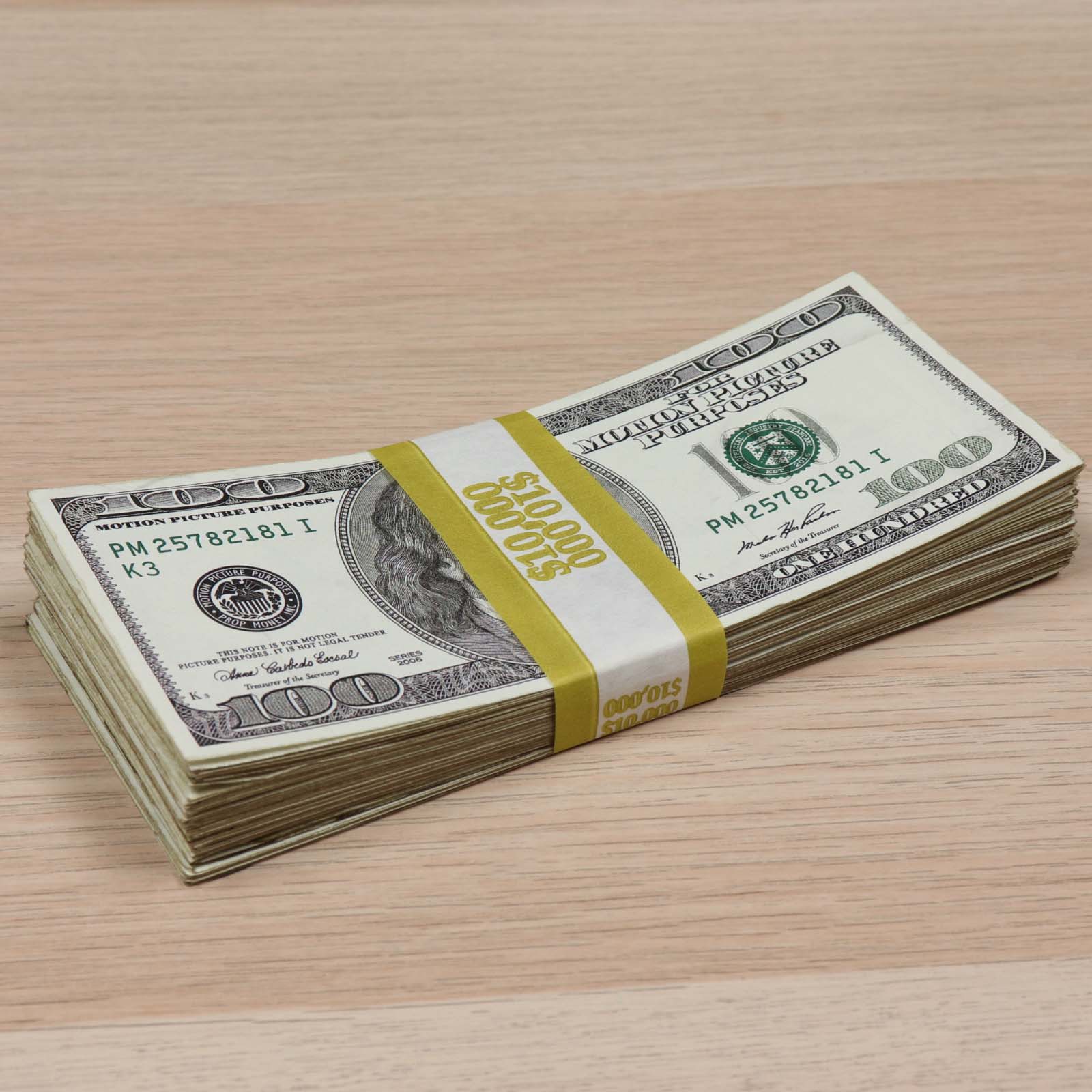 Money Prop - 2000 Series $100 ✔️RealAged™ Full Print $120,000 Bundle Pack - Image 5