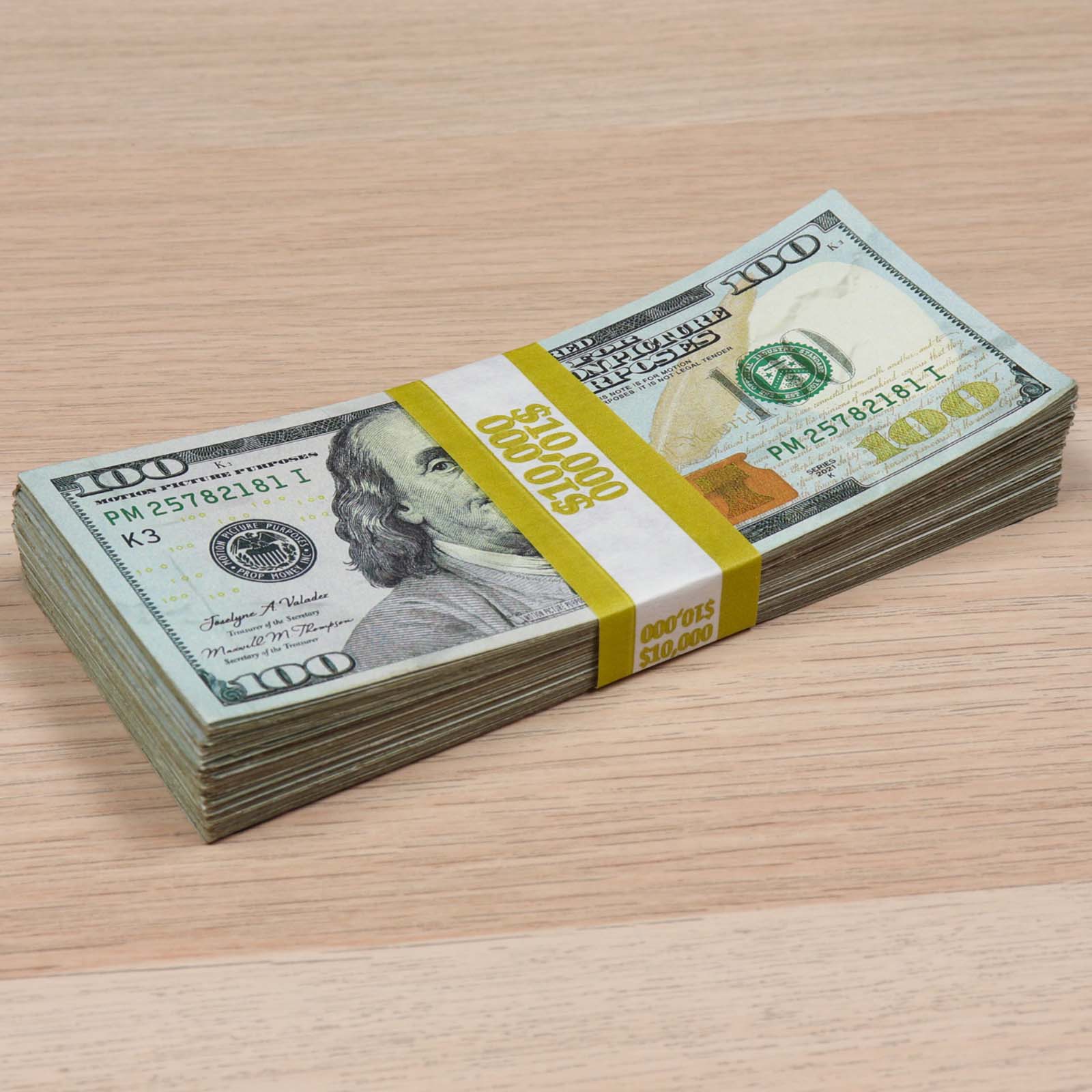 Money Prop - New Series $100 ✔️RealAged™ Full Print $250,000 Stacks - Image 7