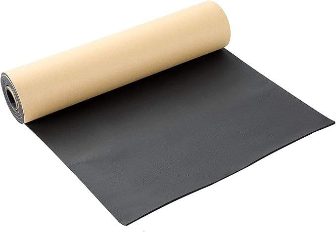 EVA E200 Self Adhesive Foam 3mm Thick 58"W - Sold by the Yard (Black)