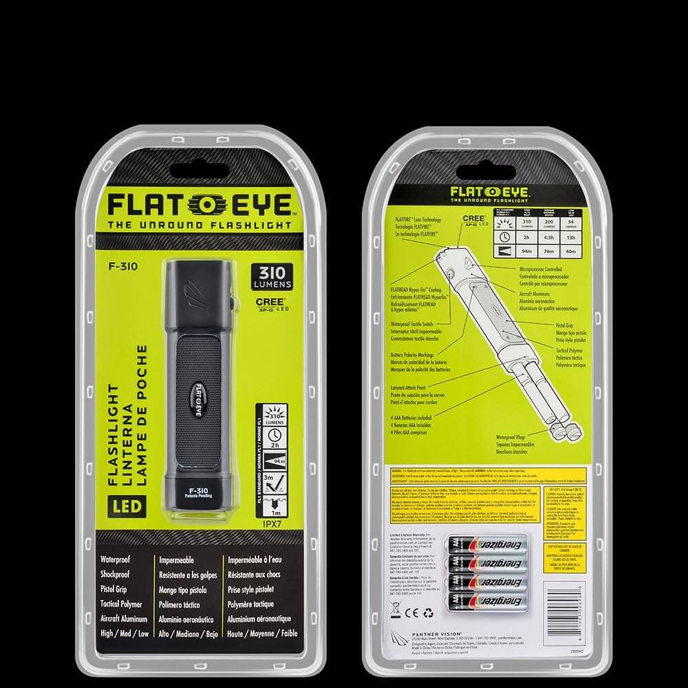 FLATEYE™ F-310 LED Flashlight - 310 Lumen Flashlight - Image 5