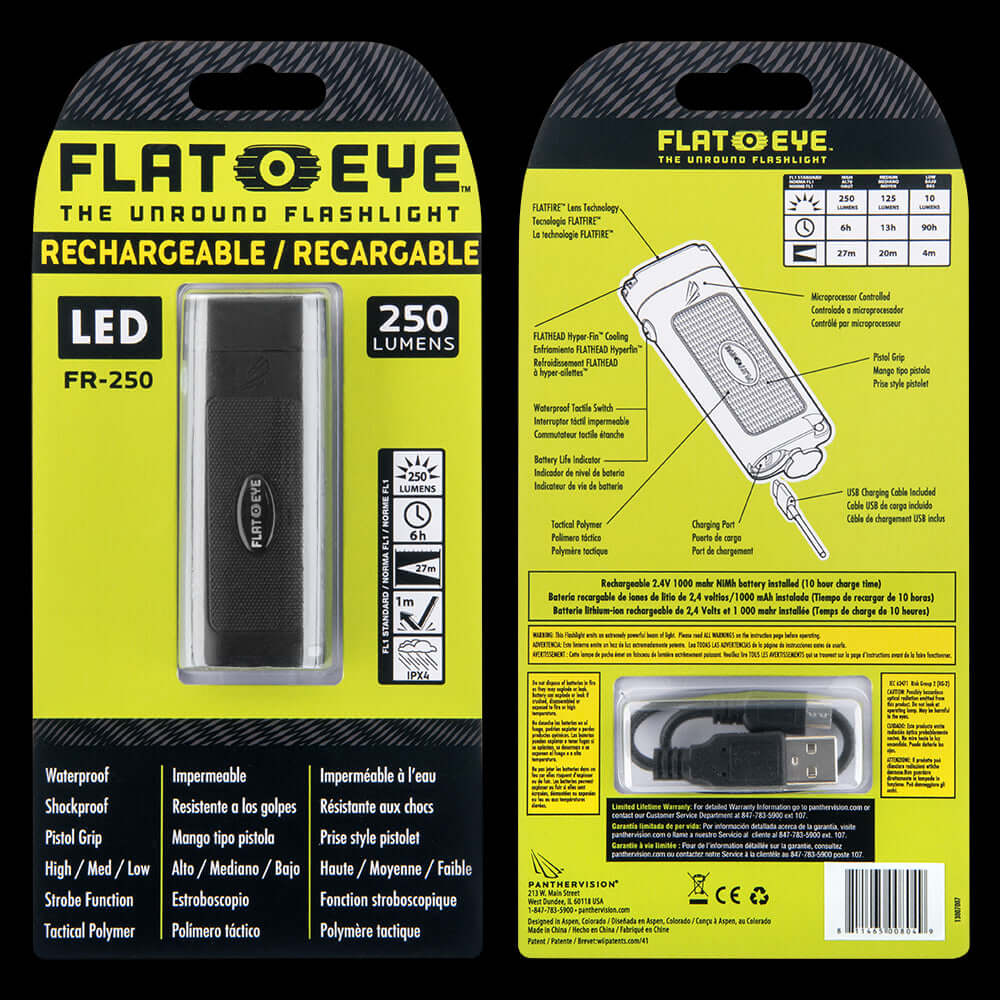 FLATEYE™ Rechargeable FR-250 Flashlight – 250 Lumens - Image 12