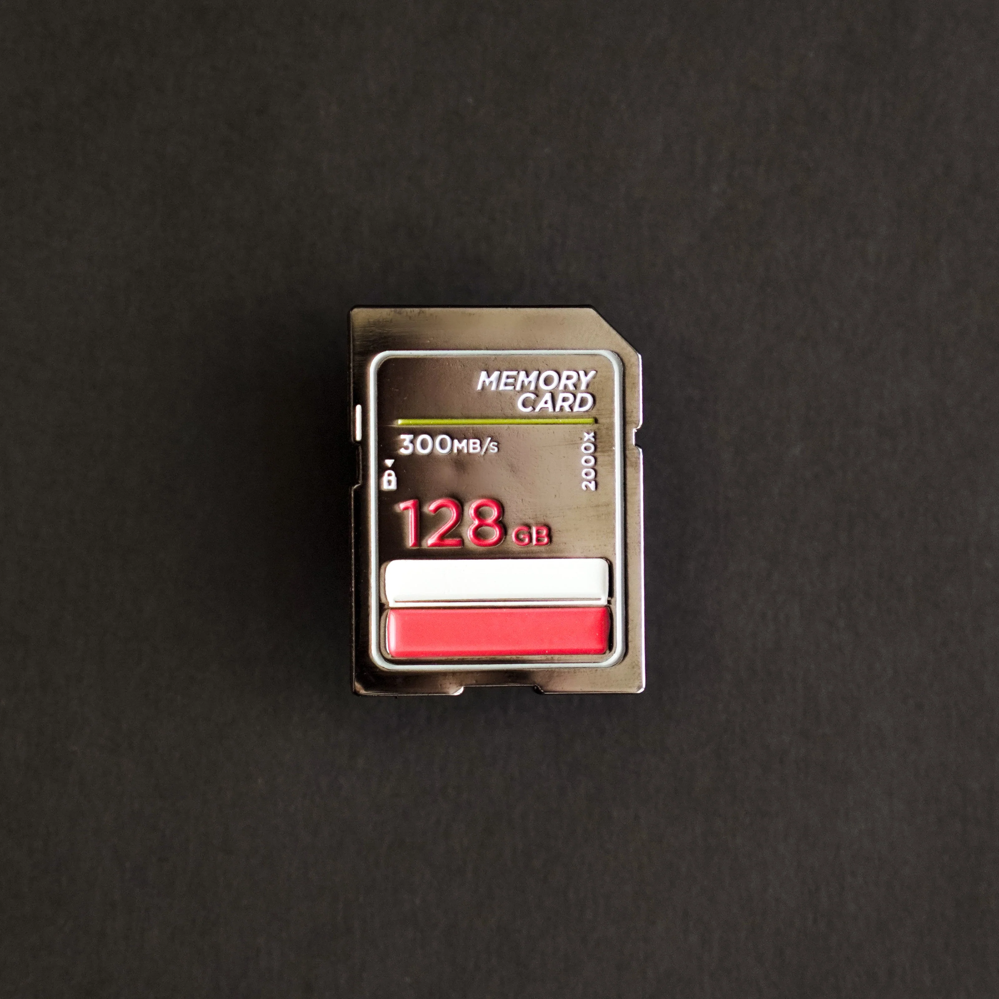 Memory Card Enamel Pin - Image 2