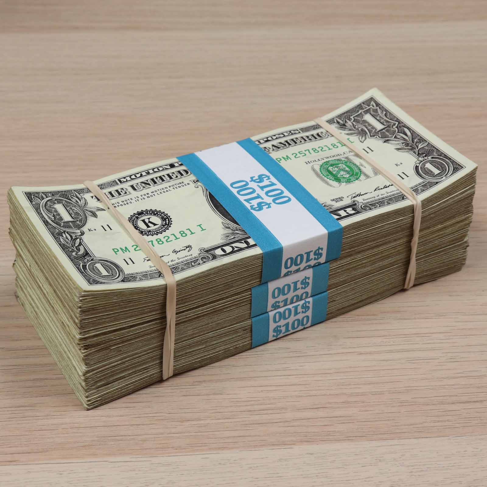 Money Prop - New Series $1 ✔️RealAged™ Full Print $300 Band - Image 4