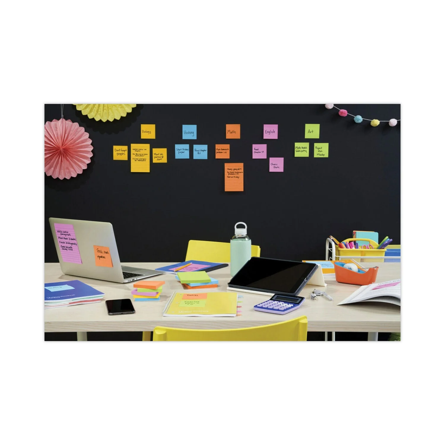 3M Post-it Pop-up 3 x 3 Note Refill, 3" x 3", Energy Boost Collection Colors, 90 Sheets/Pad, 18 Pads/Pack - Image 5