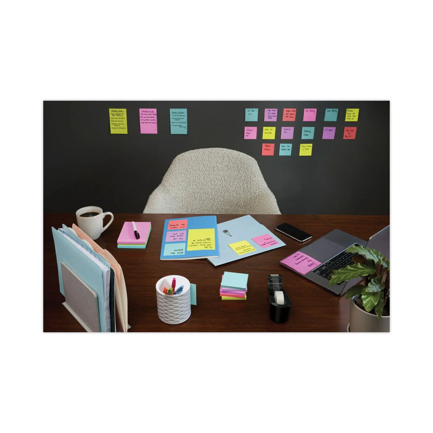 3M Post-it Pop-up 3 x 3 Note Refill Cabinet Pack, 3" x 3", Supernova Neons Collection Colors, 100 Sheets/Pad, 18 Pads/Pack - Image 6