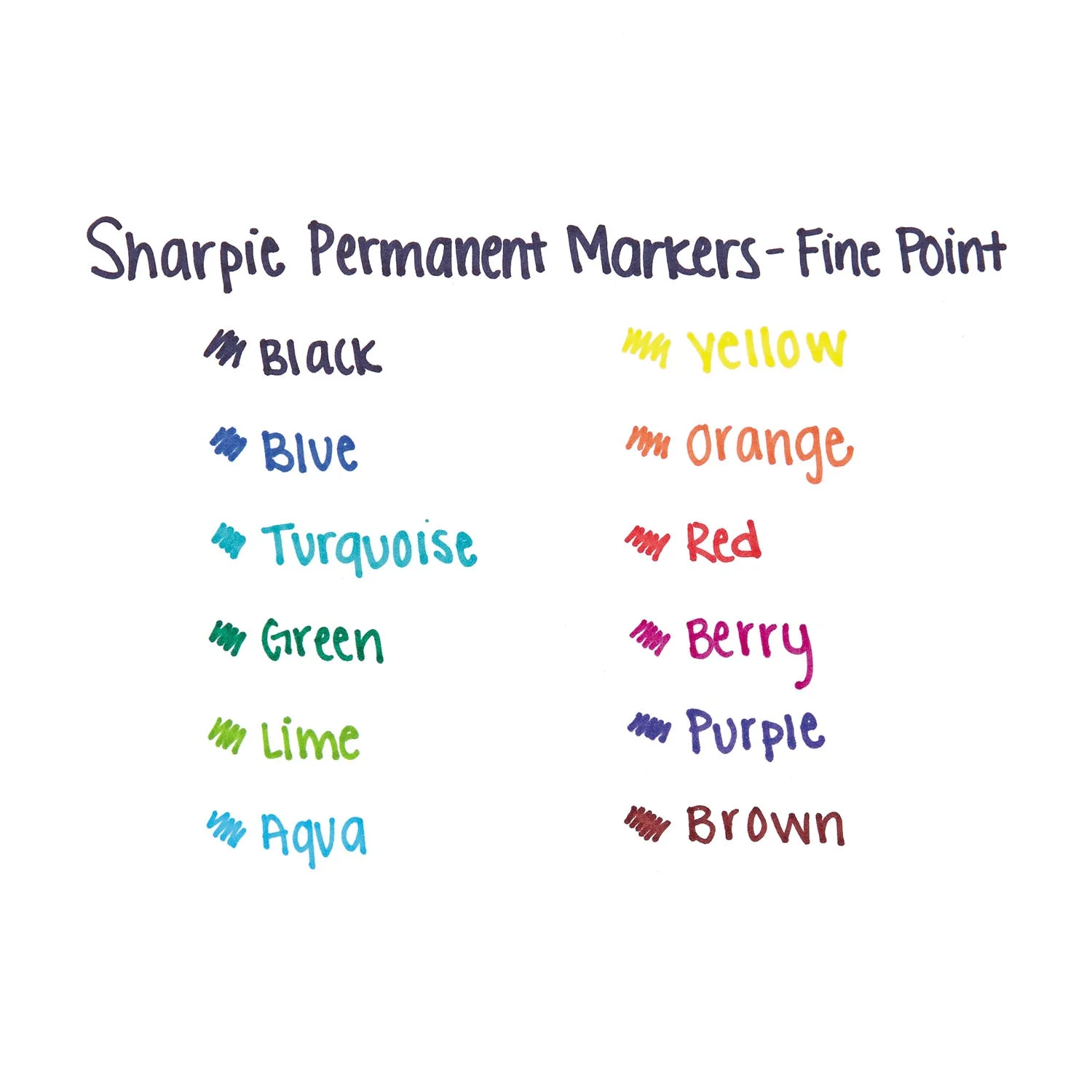 Sharpie Fine Tip Permanent Marker Value Pack, Fine Bullet Tip, Blue, 36/Pack - Image 4